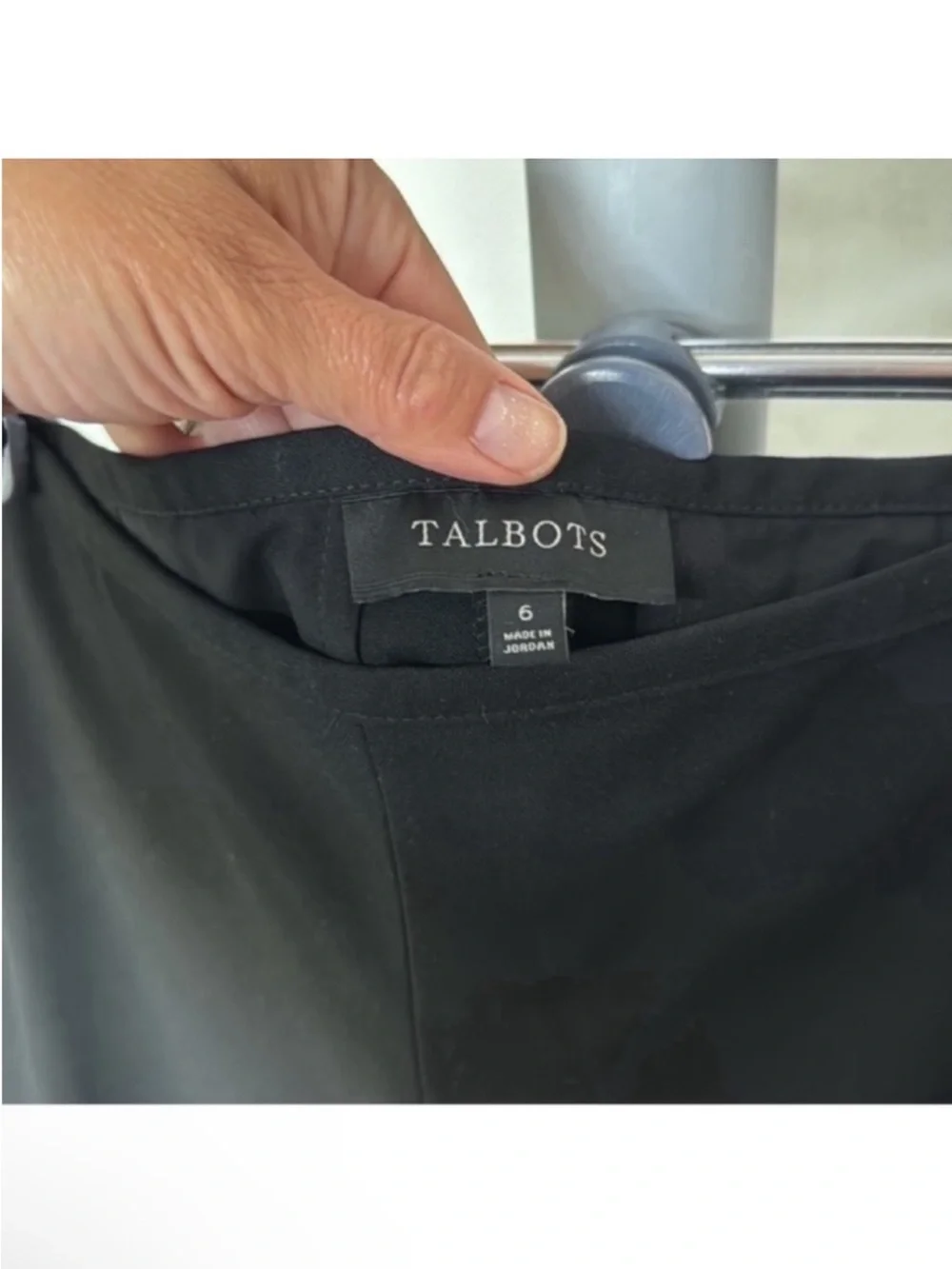 NEW Talbots Hollywood Pants Sz 6 Black High Waist Career Office Professional